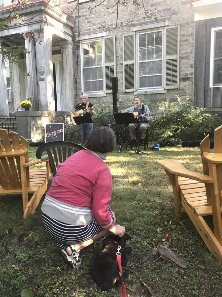 Band performs at Porchfest